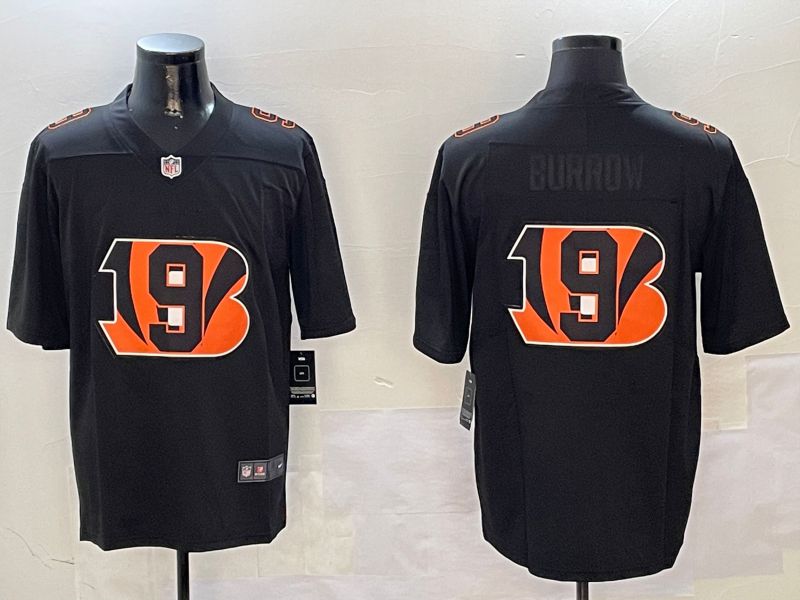 Men Cincinnati Bengals #9 Burrow Black 2024 Nike Limited NFL Jersey style 01041->cincinnati bengals->NFL Jersey